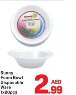 Day To Day Sunny foam bowl disposable ware offer