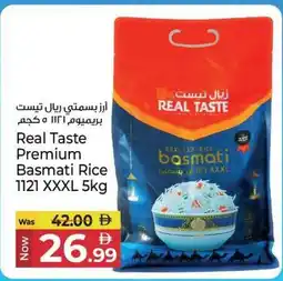 Kenz Hypermarket Real Taste Premium Basmati Rice 1121 XXXL offer