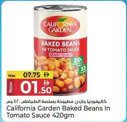 Kenz Hypermarket California Garden Baked Beans In Tomato Sauce offer