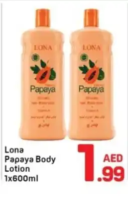 Day To Day Lona papaya body lotion offer