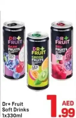 Day To Day Dr+ fruit soft drinks offer