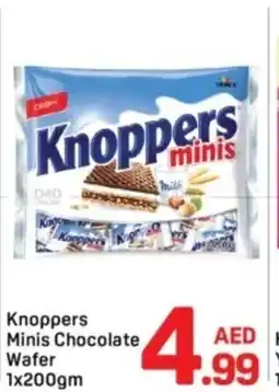 Day To Day Knoppers minis chocolate wafer offer