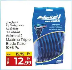 Kenz Hypermarket Admiral J Maxima Triple Blade Razor offer