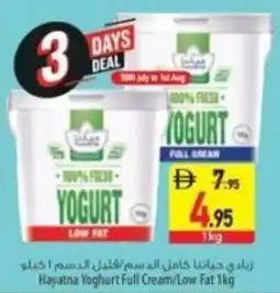 Safeer Market Hayatna yoghurt full cream/low fat offer