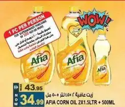 Hashim Hypermarket Afia Corn Oil offer
