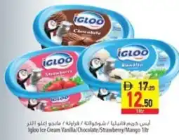 Safeer Market Igloo ice cream vanilla/chocolate/strawberry/mango offer