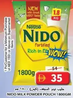 Grand Hyper Market Nido milk powder pouch offer