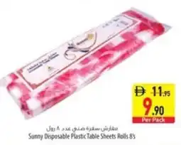 Safeer Market Sunny Disposable Plastic Table Sheets Rolls offer