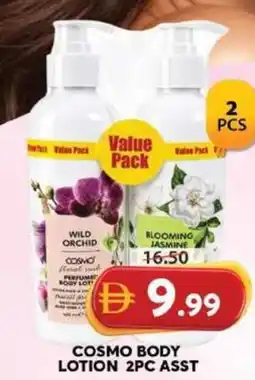 Grand Hyper Market Cosmo body lotion offer