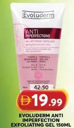 Grand Hyper Market Evoluderm anti imperfection exfoliating gel offer