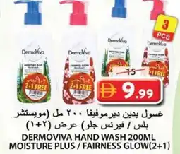 Grand Hyper Market Dermoviva hand wash moisture plus/fairness glow offer