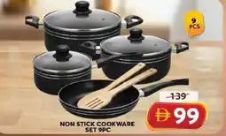 Grand Hyper Market Non stick cookware set offer