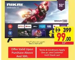 Safeer Market Nikai Smart Led TV offer