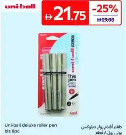 Carrefour Uni-ball deluxe roller pen offer