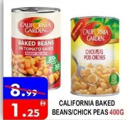 United Hypermarket California garden beans /chick peas offer