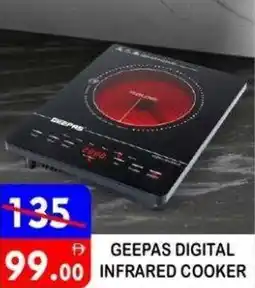 United Hypermarket Geepas digital infrared cooker offer