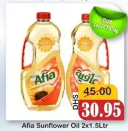 Al Mushrif Co-Operative Society Afia Sunflower Oil offer
