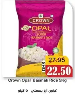 Al Mushrif Co-Operative Society Crown Opal Basmati Rice offer
