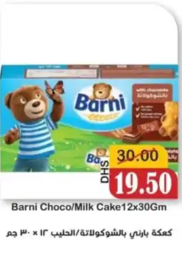 Al Mushrif Co-Operative Society Barni Choco / Milk Cake offer