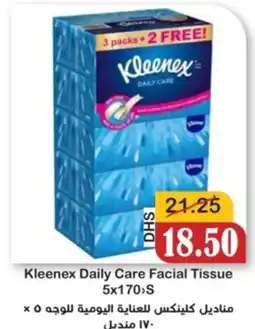 Al Mushrif Co-Operative Society Kleenex Daily Care Facial Tissue offer