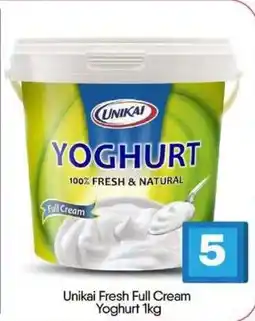 Bigmart Unikai fresh full cream yoghurt offer