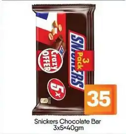 Bigmart Snickers chocolate bar offer