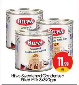 Bigmart Hilwa sweetened condensed filled milk offer