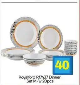 Bigmart Royalford rf7437 dinner set m/w offer