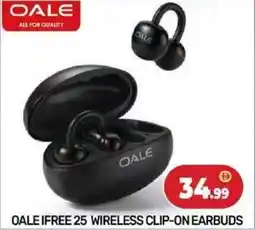 Bigmart Oale ifree 25 wireless clip-on earbuds offer