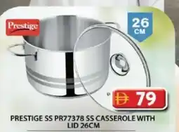 Grand Hyper Market Prestige ss pr77378 ss casserole with lid offer