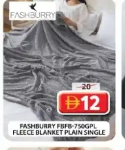Grand Hyper Market Fashburry fbfb-750gpl fleece blanket plain single offer