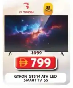 Grand Hyper Market Gtron gt514 atv led smart TV 55 offer