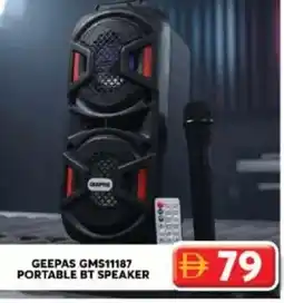 Grand Hyper Market Geepas gms11187 portable bt speaker offer