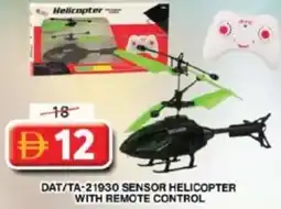 Grand Hyper Market Dat/ta-21930 sensor helicopter with remote control offer