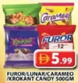 Grand Mall Sharjah Furor/lunar/carameo /krokant candy offer