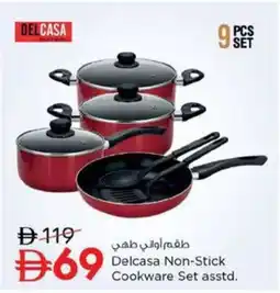 Nesto Delcasa Non-Stick Cookware Set asstd offer