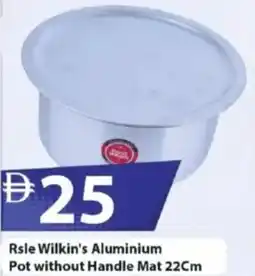Mark & Save Rsle Wilkin's Aluminium Pot without Handle Mat 22Cm offer
