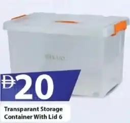 Mark & Save Transparant Storage Container With Lid 6 offer