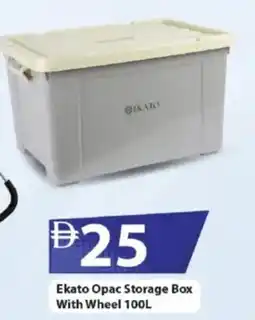 Mark & Save Ekato Opac Storage Box With Wheel offer