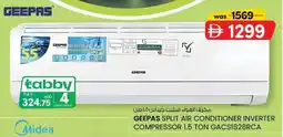 KM Trading Geepas split air conditioner inverter compressor 1.5 ton GACS1828RCA offer