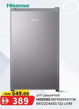KM Trading Hisense refrigerator RR122D4ASU offer