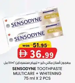 KM Trading Sensodyne toothpaste multicare + whitening offer