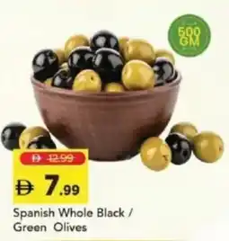 Mark & Save Spanish Whole Black / Green Olives offer