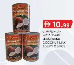 KM Trading Le supreme coconut milk offer