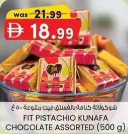 KM Trading Fit pistachio kunafa chocolate assorted offer