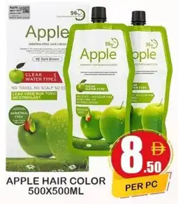 Makkah Markets Apple hair color offer