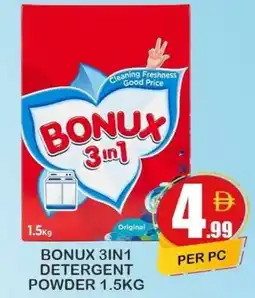 Makkah Markets Bonux 3in1 detergent powder offer