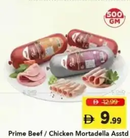 Mark & Save Prime Beef / Chicken Mortadella offer