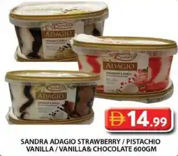 Grand Hyper Market Sandra adagio strawberry/pistachio vanilla/vanilla& chocolate offer