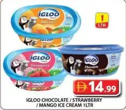 Grand Hyper Market Igloo chocolate/strawberry /mango ice cream offer